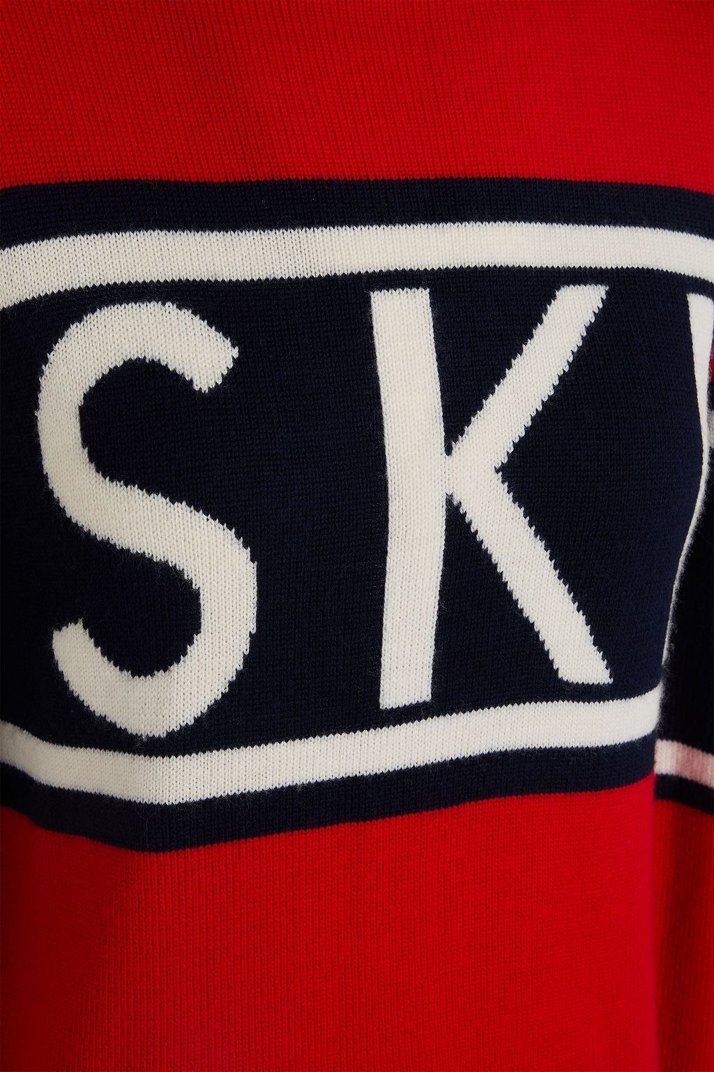 PERFECT MOMENT Schild intarsia merino wool turtleneck sweater