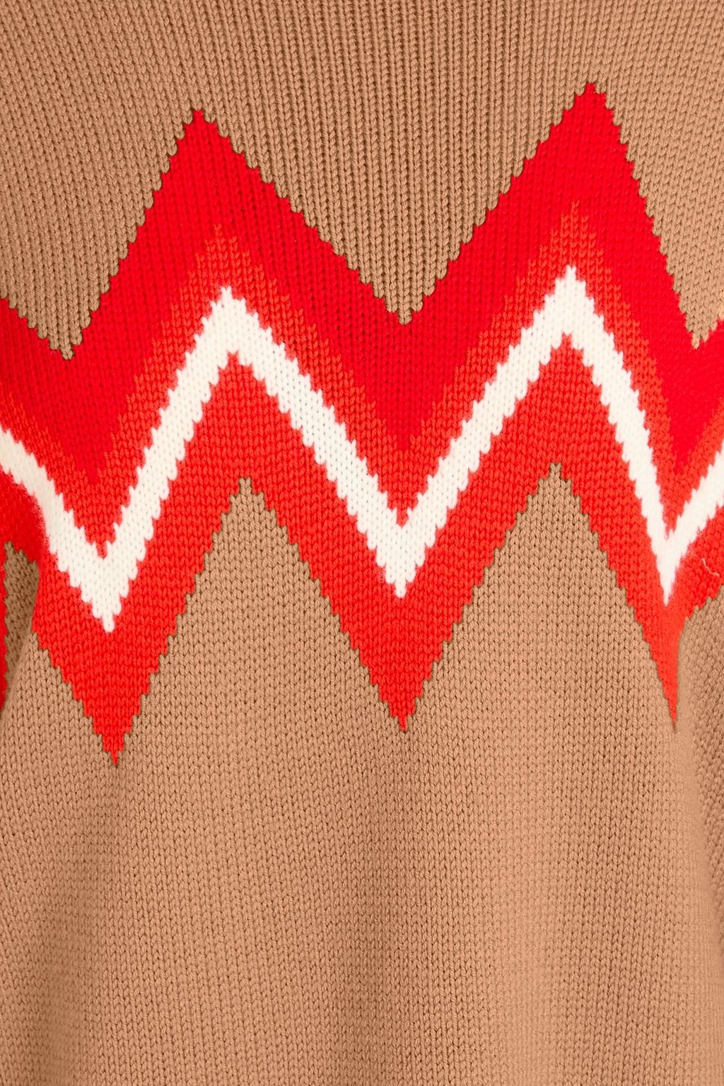 PERFECT MOMENT Alpine intarsia merino wool turtleneck sweater