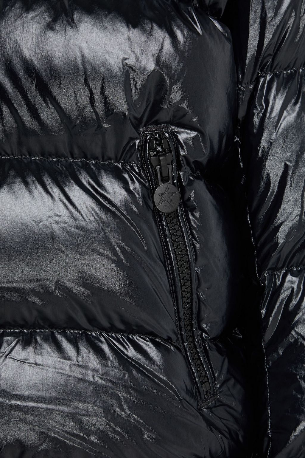 PERFECT MOMENT Polar quilted hooded down ski jacket