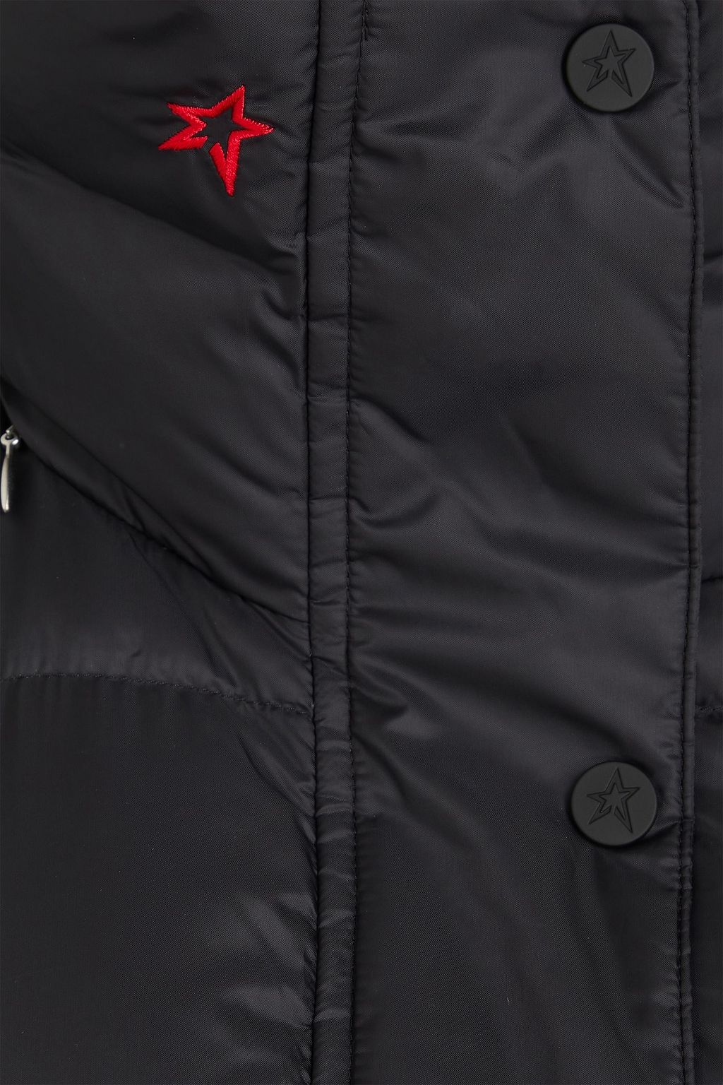 PERFECT MOMENT Weste aus gestepptem Shell mit Gürtel