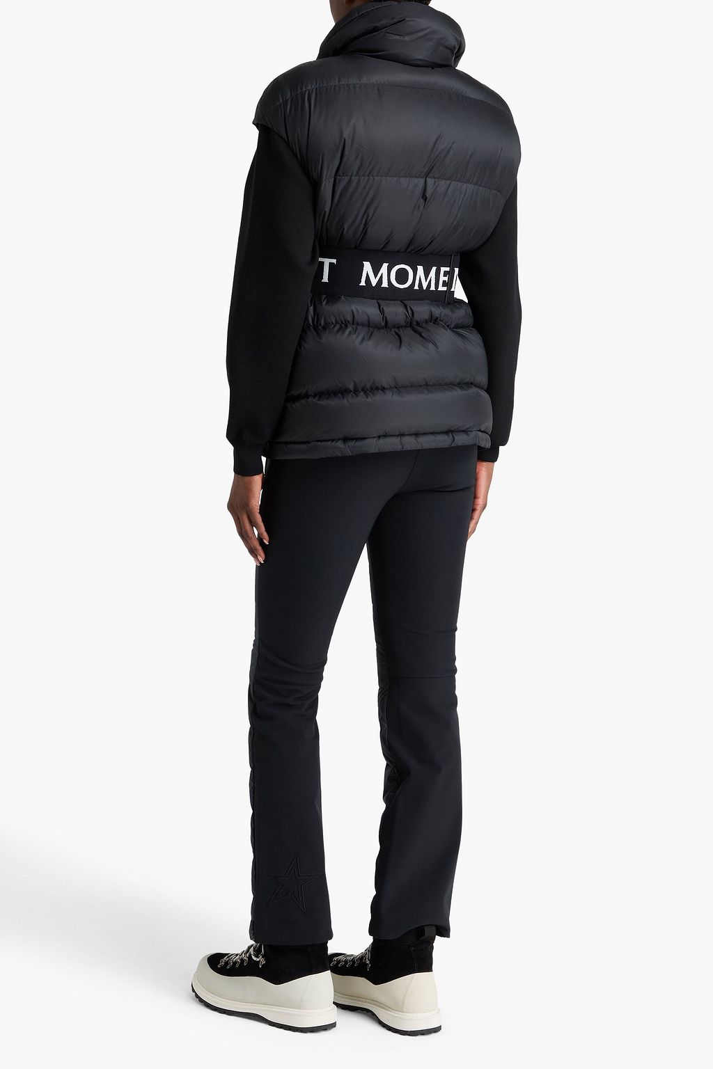 PERFECT MOMENT Weste aus gestepptem Shell mit Gürtel