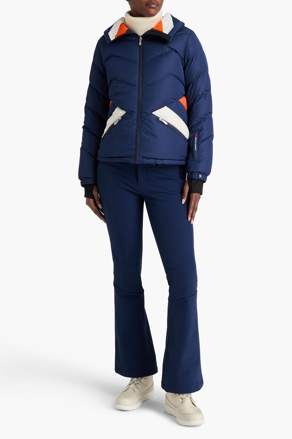 PERFECT MOMENT Gesteppte Skijacke mit Daunenfüllung