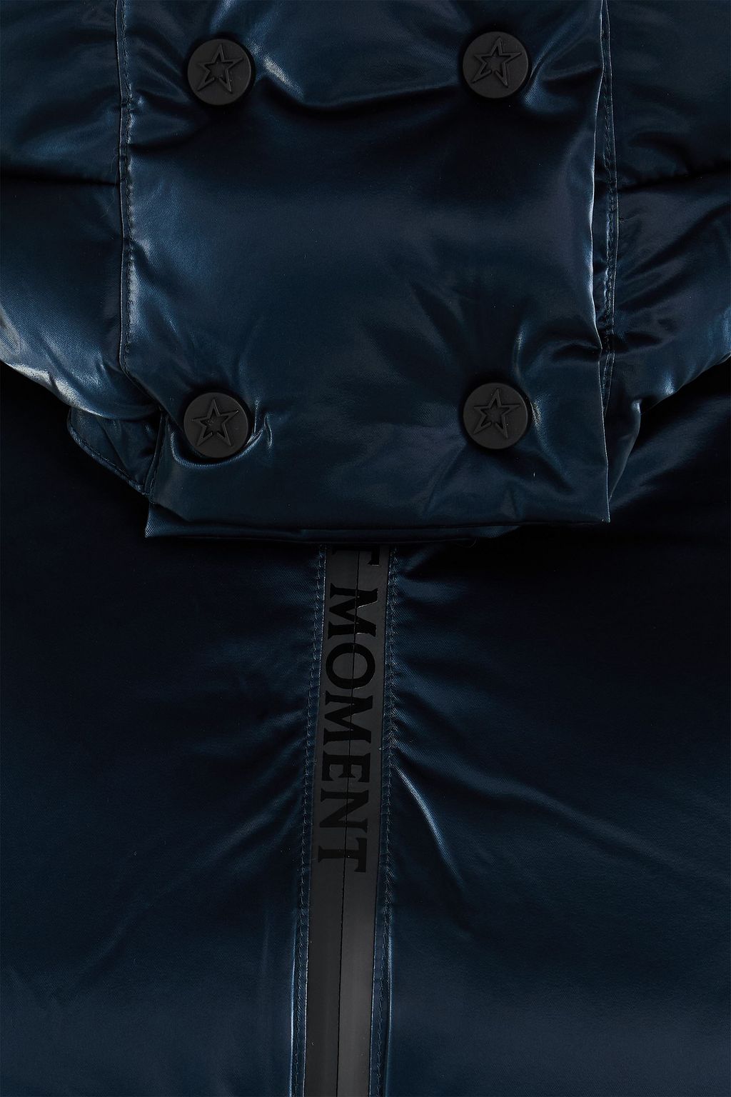 PERFECT MOMENT جاكيت تزلج "كانديسا" محشو بالزغب بقبعة ولون معدني