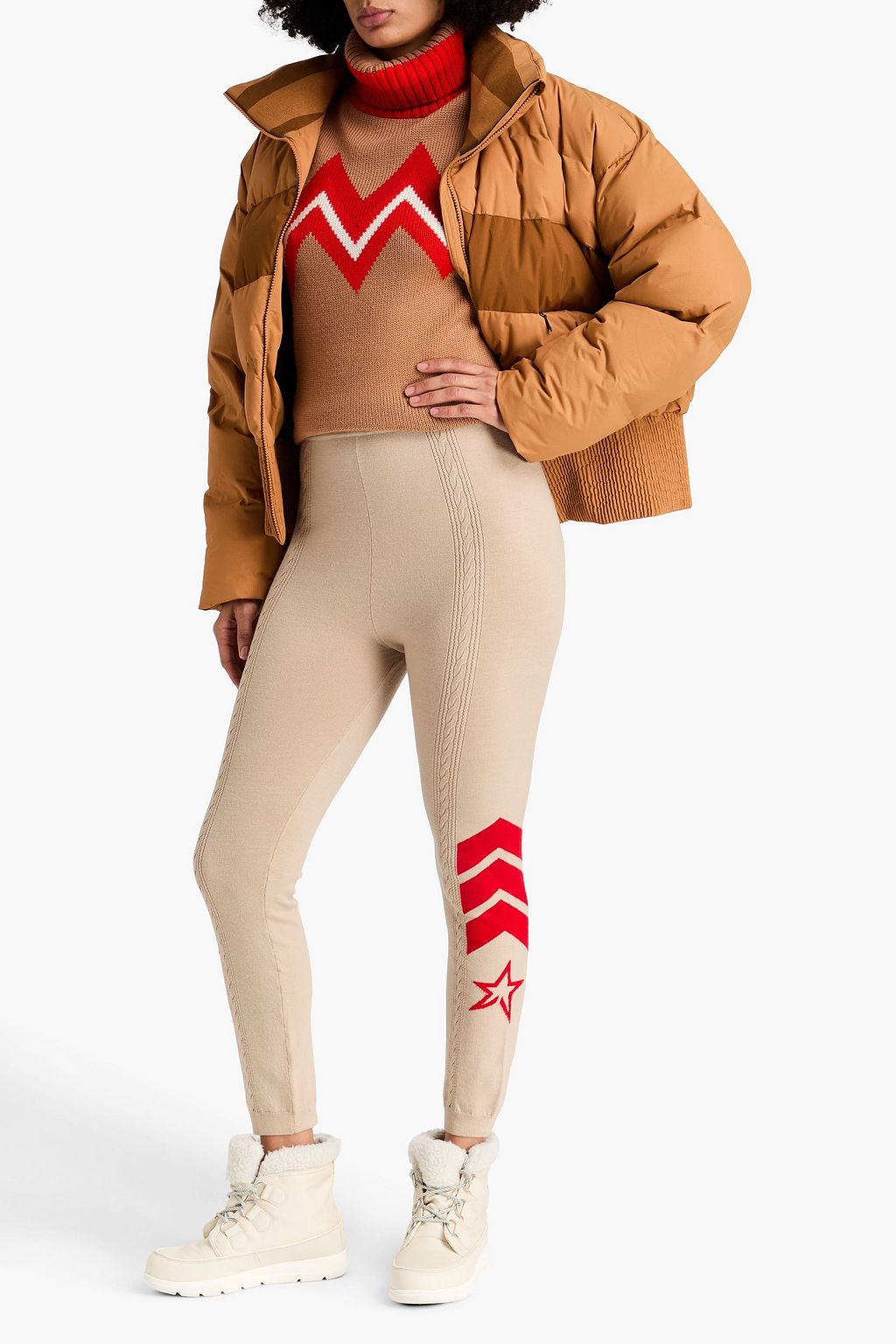 PERFECT MOMENT Merino wool-blend base layer