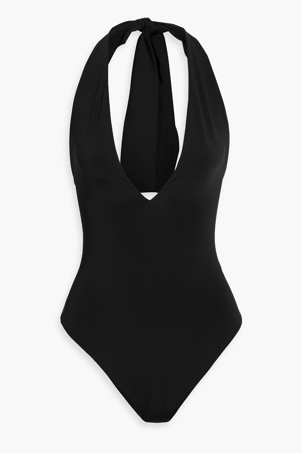 Alice And Olivia Pippa Stretch-jersey Bodysuit In Black