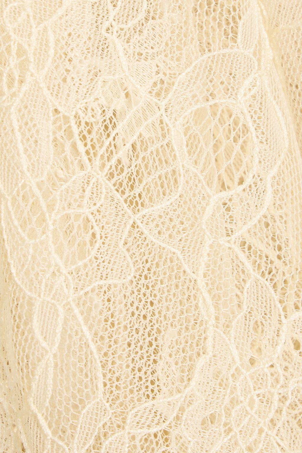 ALICE + OLIVIA تنورة طويلة "كرايس" من الدانتيل المفرّغ بطبقات متدرجة