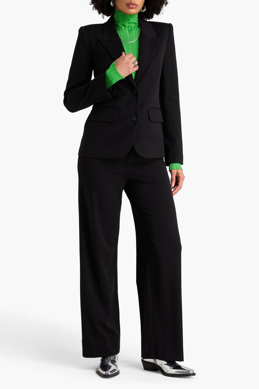 STAUD Lexington twill blazer