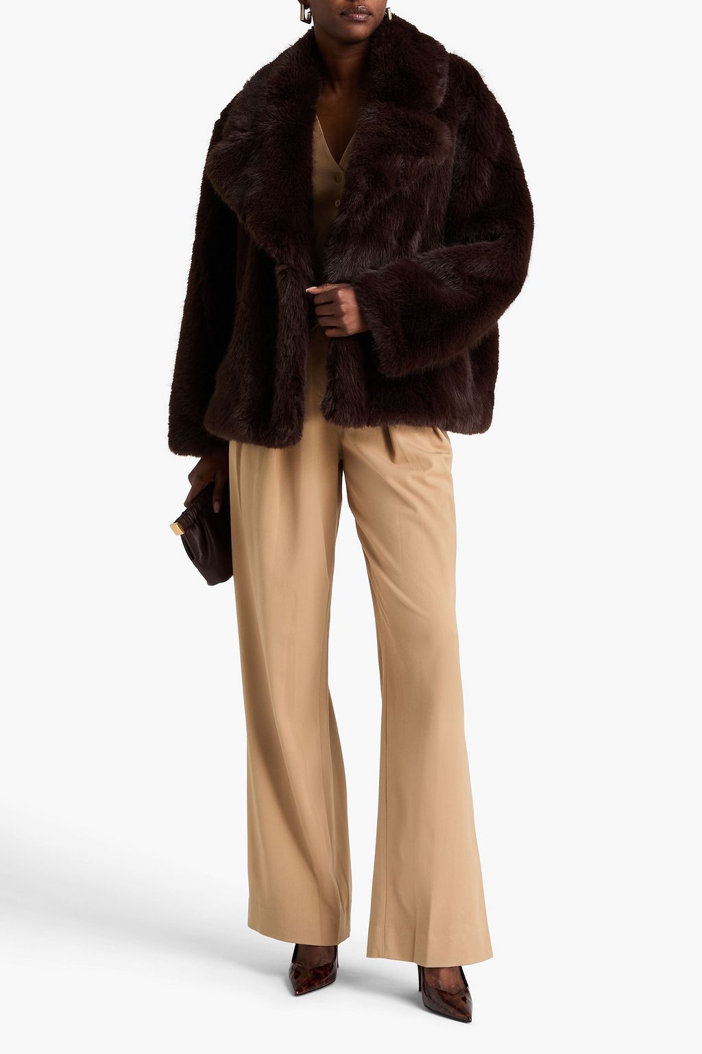 STAUD プラッシュ ジャケット