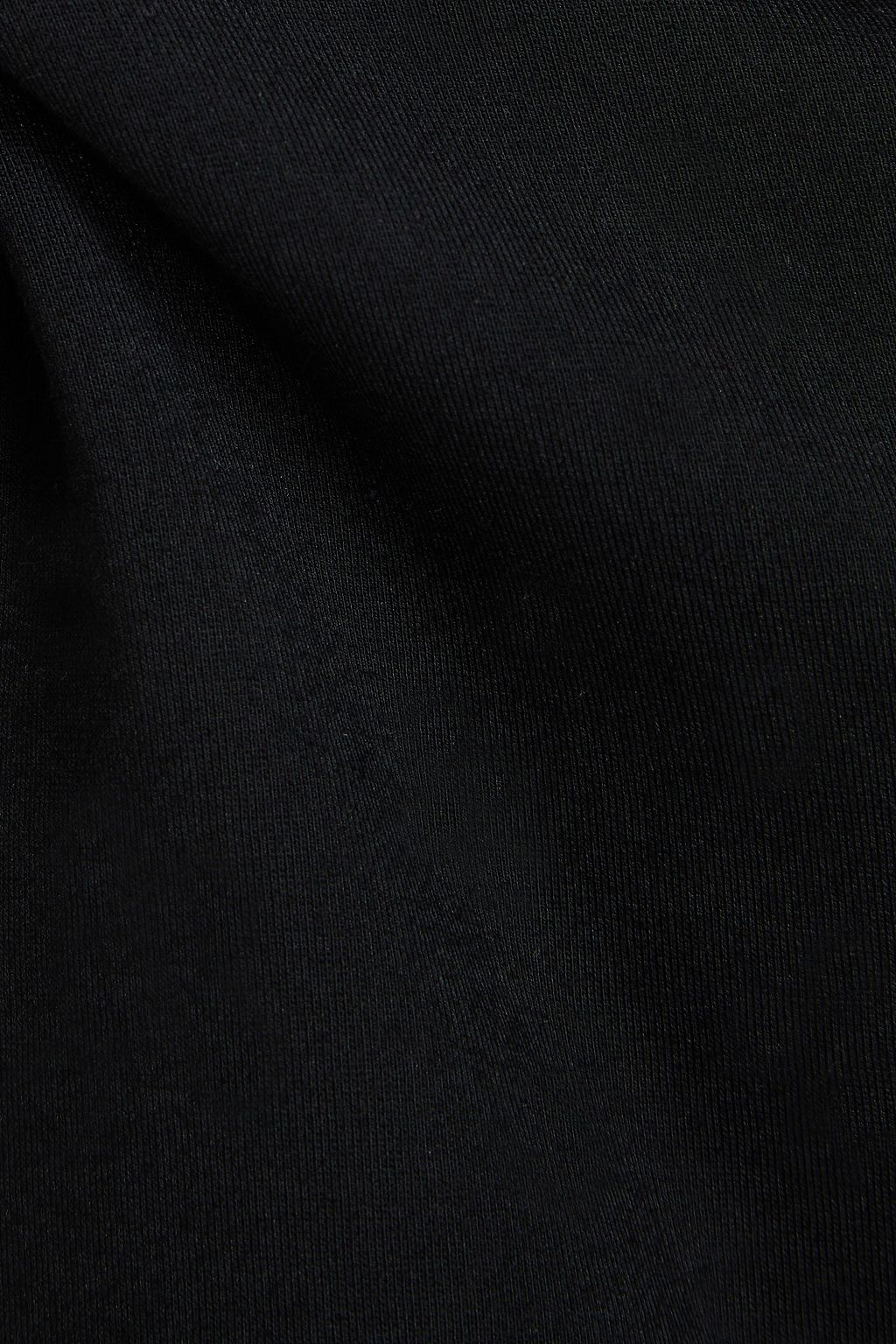 STAUD Palladium cropped strapless jersey top