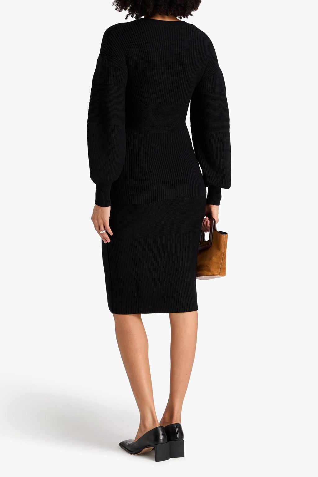 STAUD فستان "كارنيشن" من نسيج محبوك