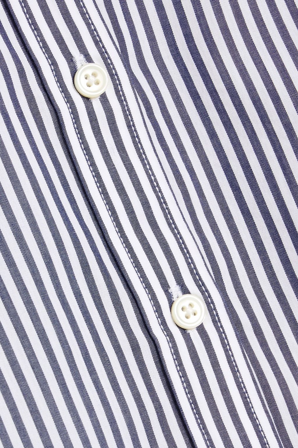 ALEX MILL Val striped cotton-poplin shirt