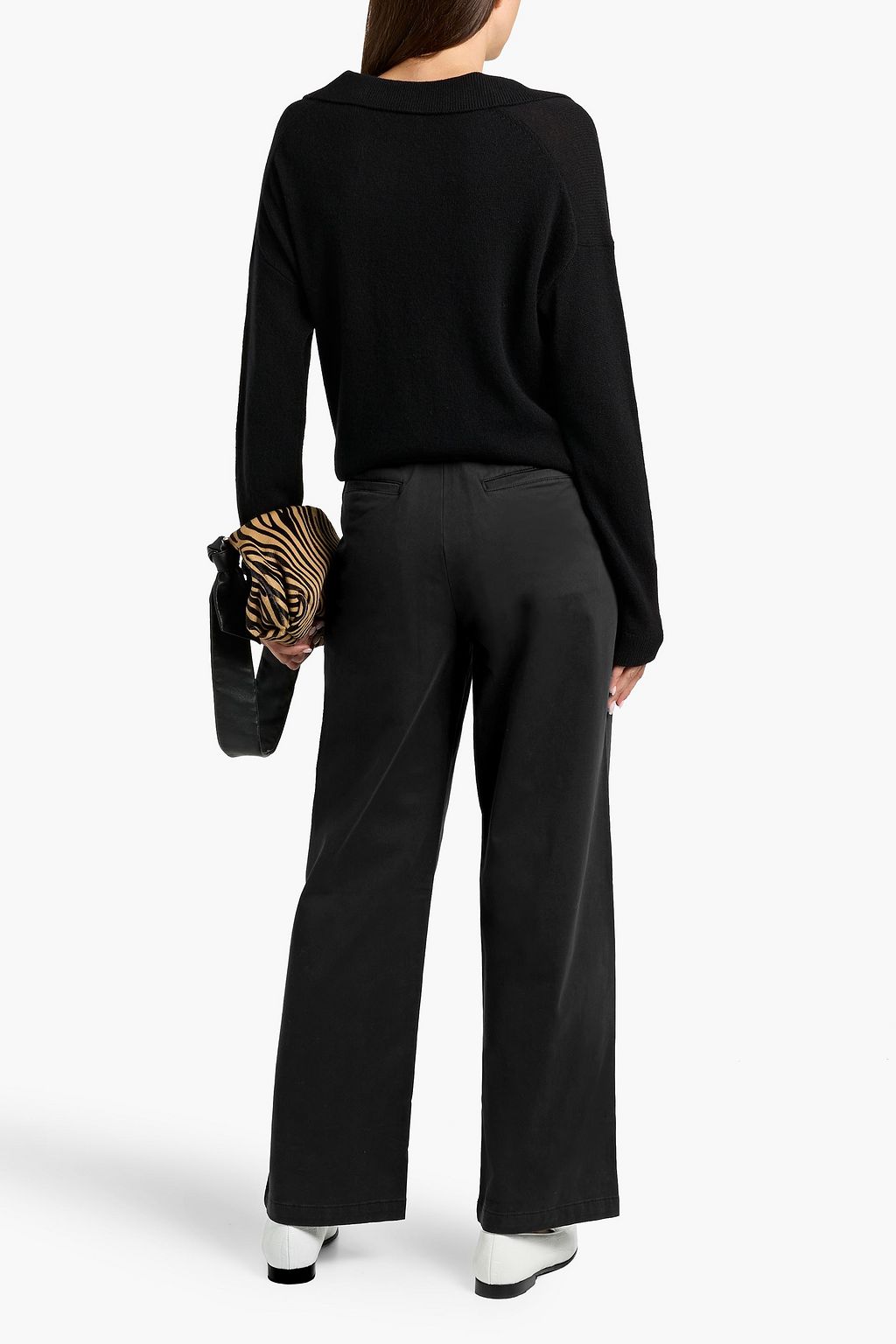 ALEX MILL Marci cotton-blend twill straight-leg pants