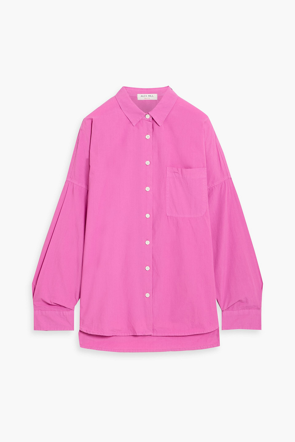 Alex Mill Jo Cotton-poplin Shirt In Pink