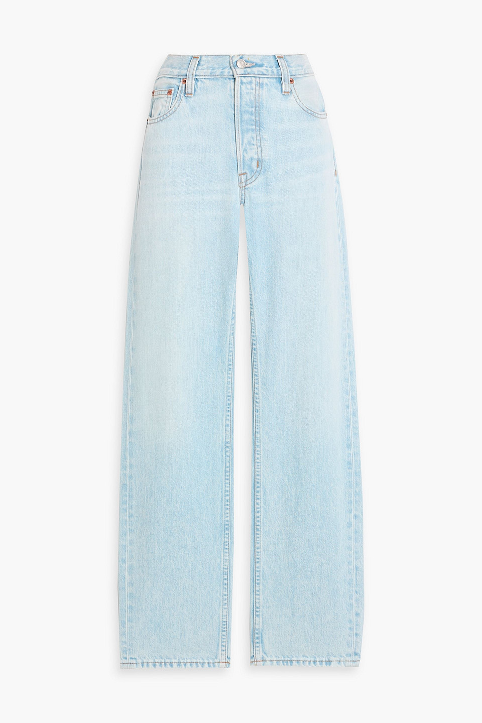 Alex Mill Jane Mid-rise Straight-leg Jeans In Blue