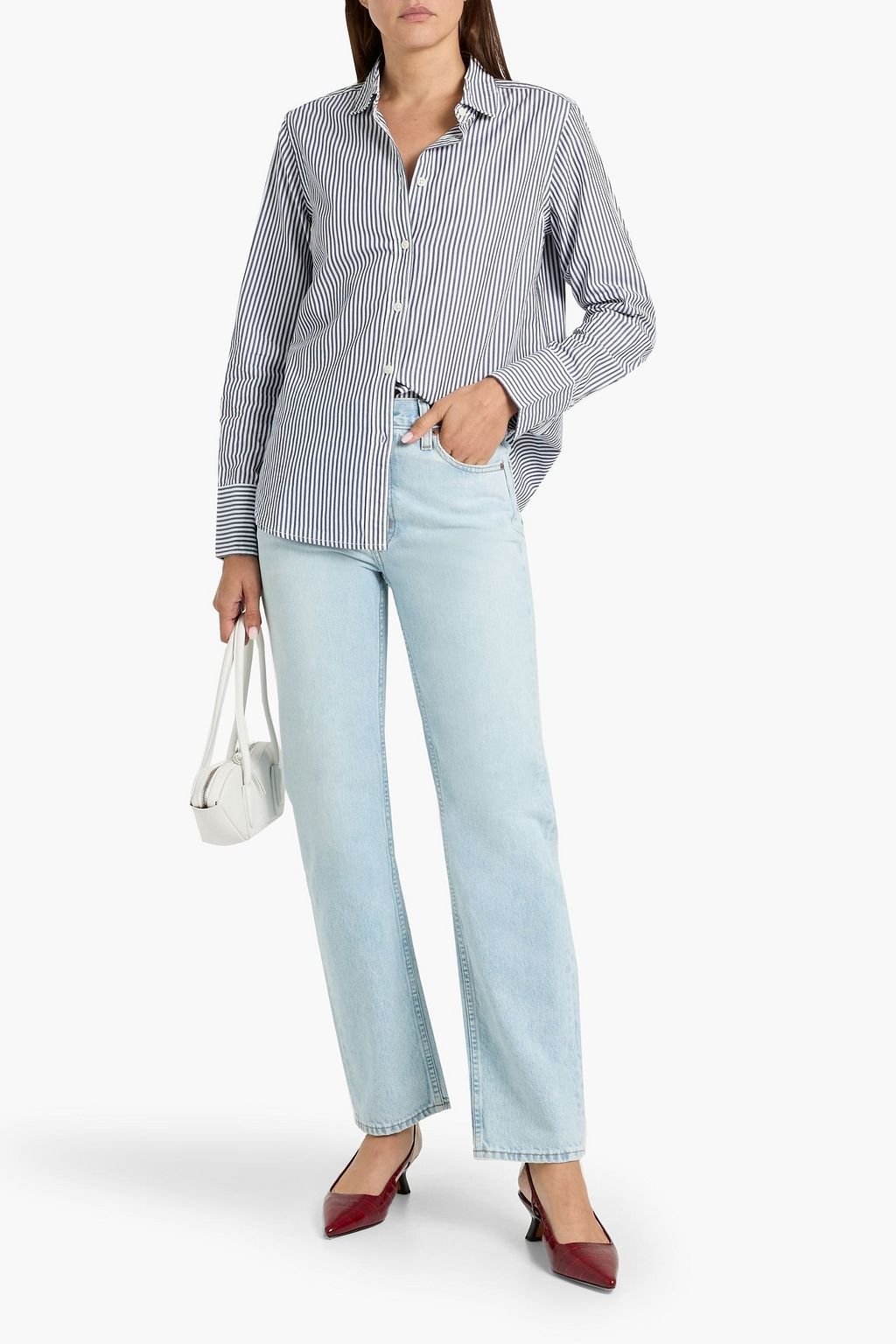 ALEX MILL Jane mid-rise straight-leg jeans