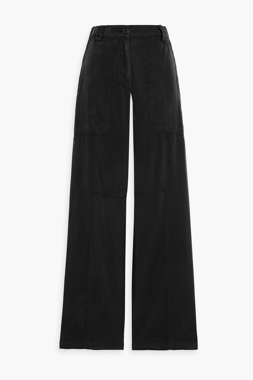 Alex Mill Kyera Lyocell Straight-leg Pants In Black