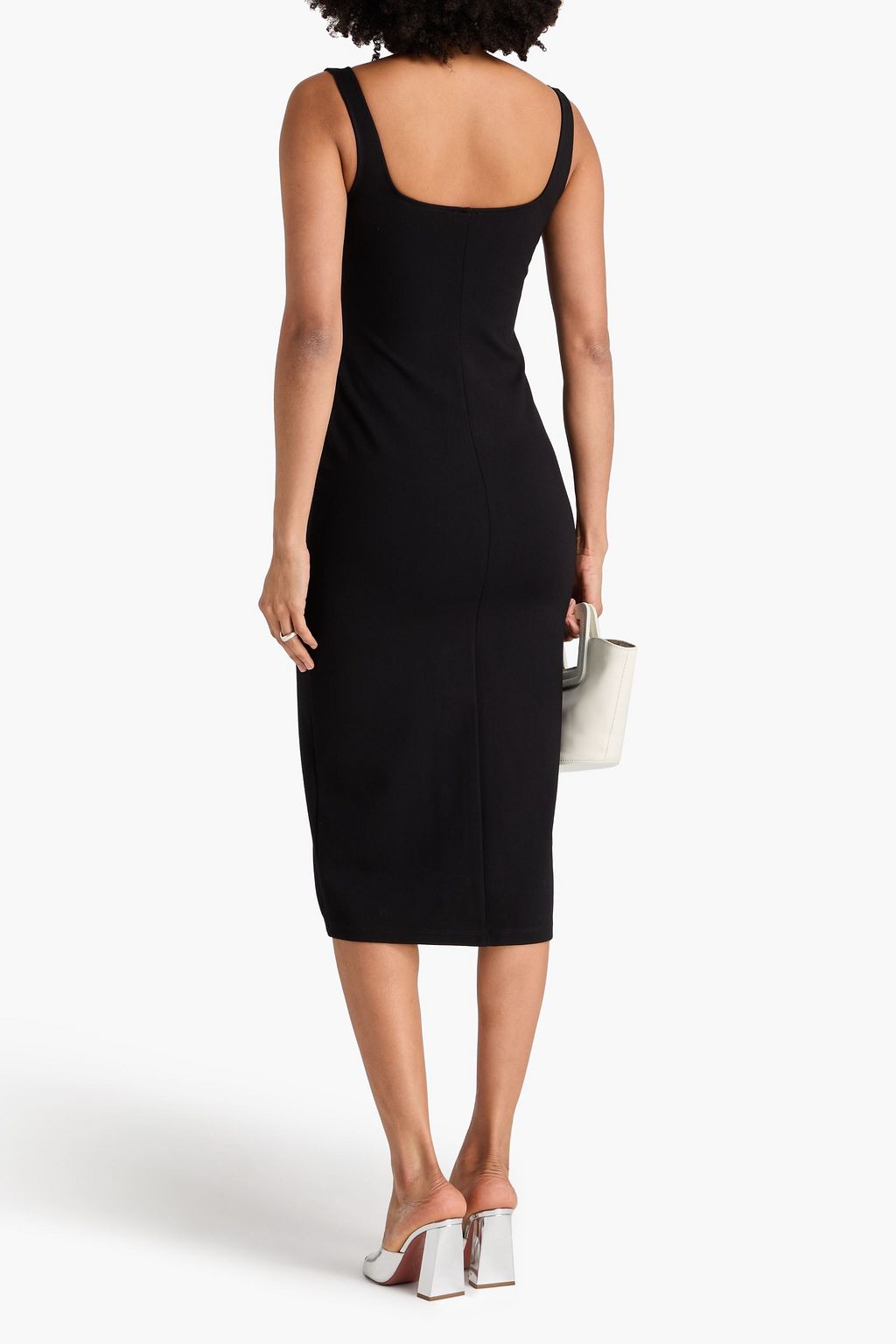 STAUD Domani jersey midi dress