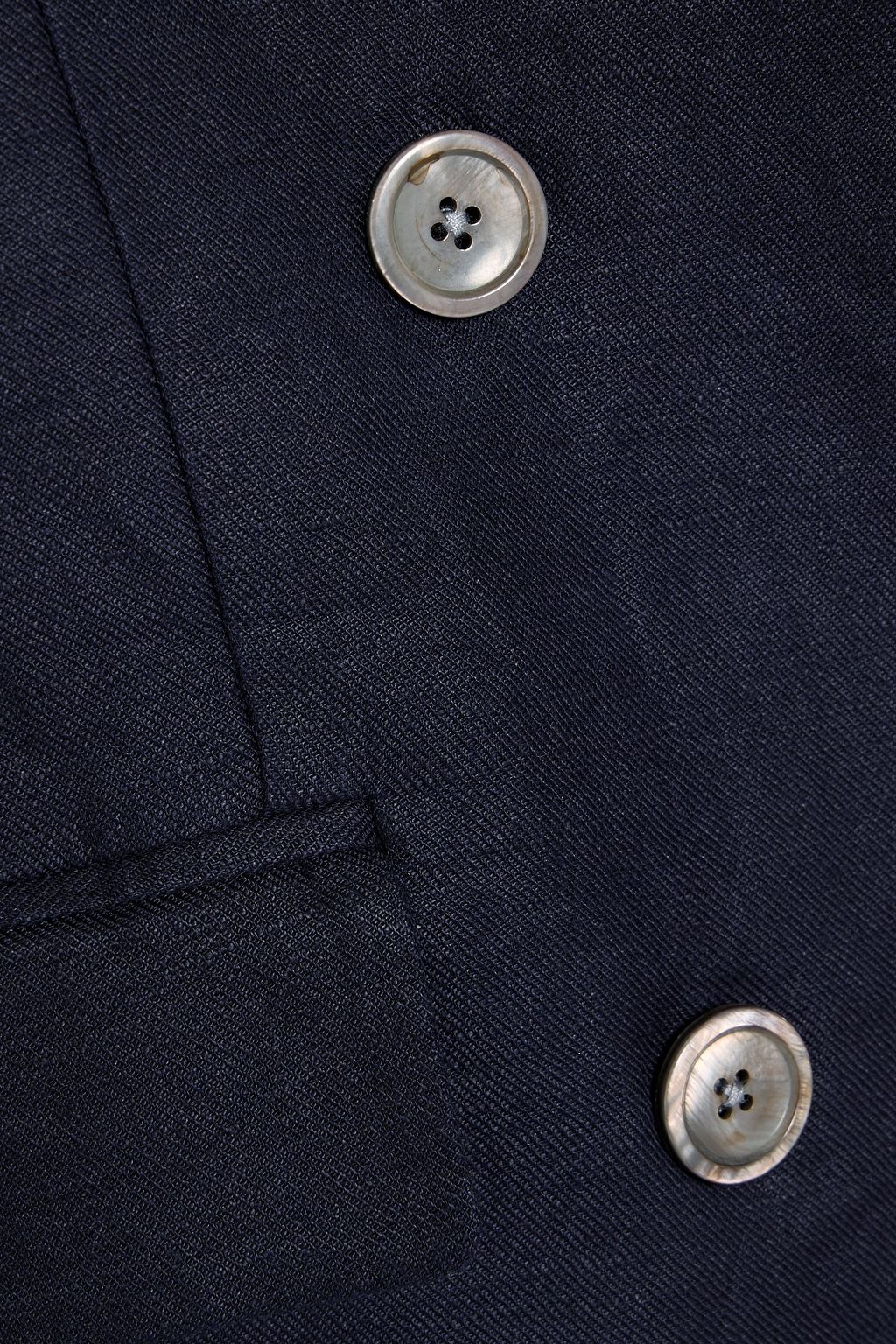 ALEX MILL Anna double-breasted linen-twill blazer