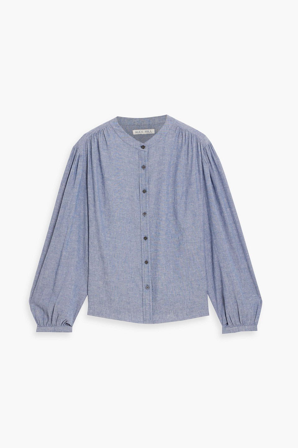 Alex Mill Ali Linen Top In Blue