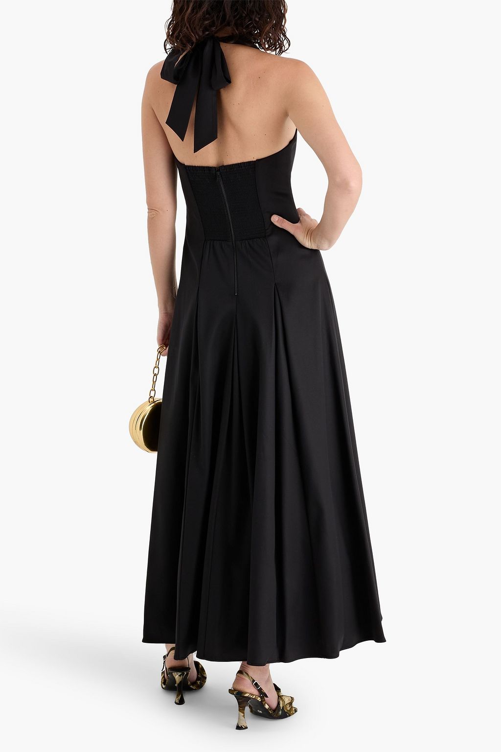 ALICE + OLIVIA Isabelle crepe maxi dress