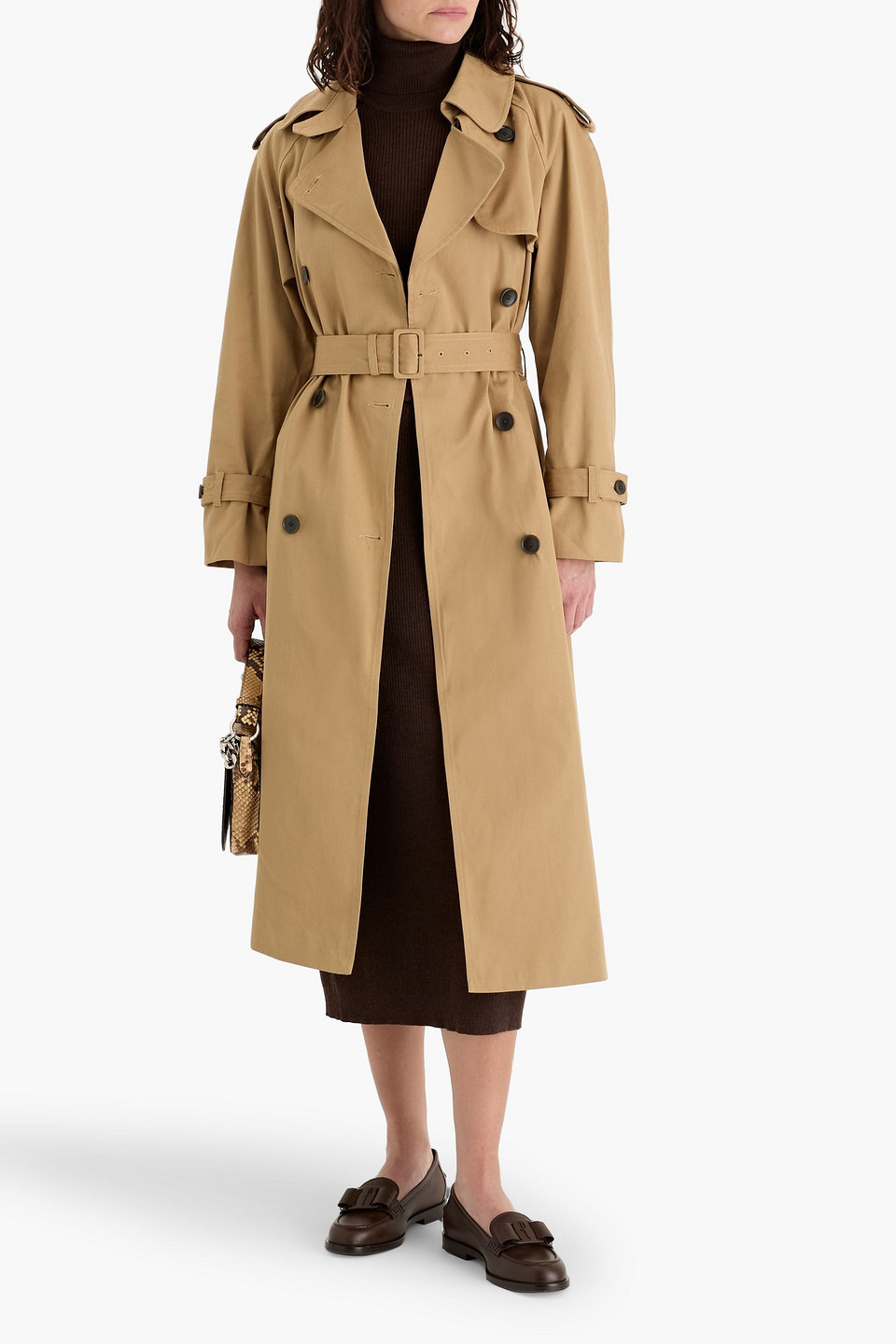 Alex Mill Spring In Tokyo Cotton-canvas Trench Coat In Neutral
