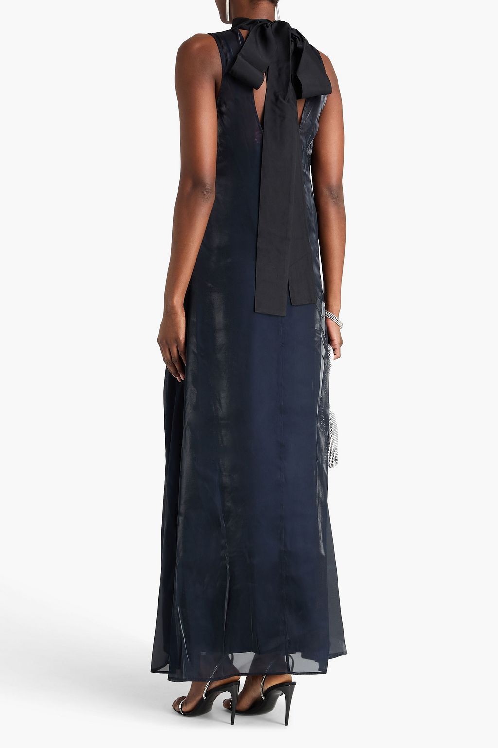 STAUD Albee organza maxi dress