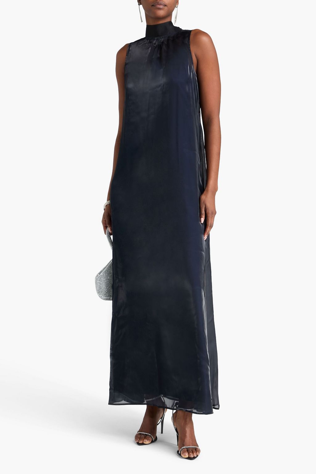 STAUD Albee organza maxi dress
