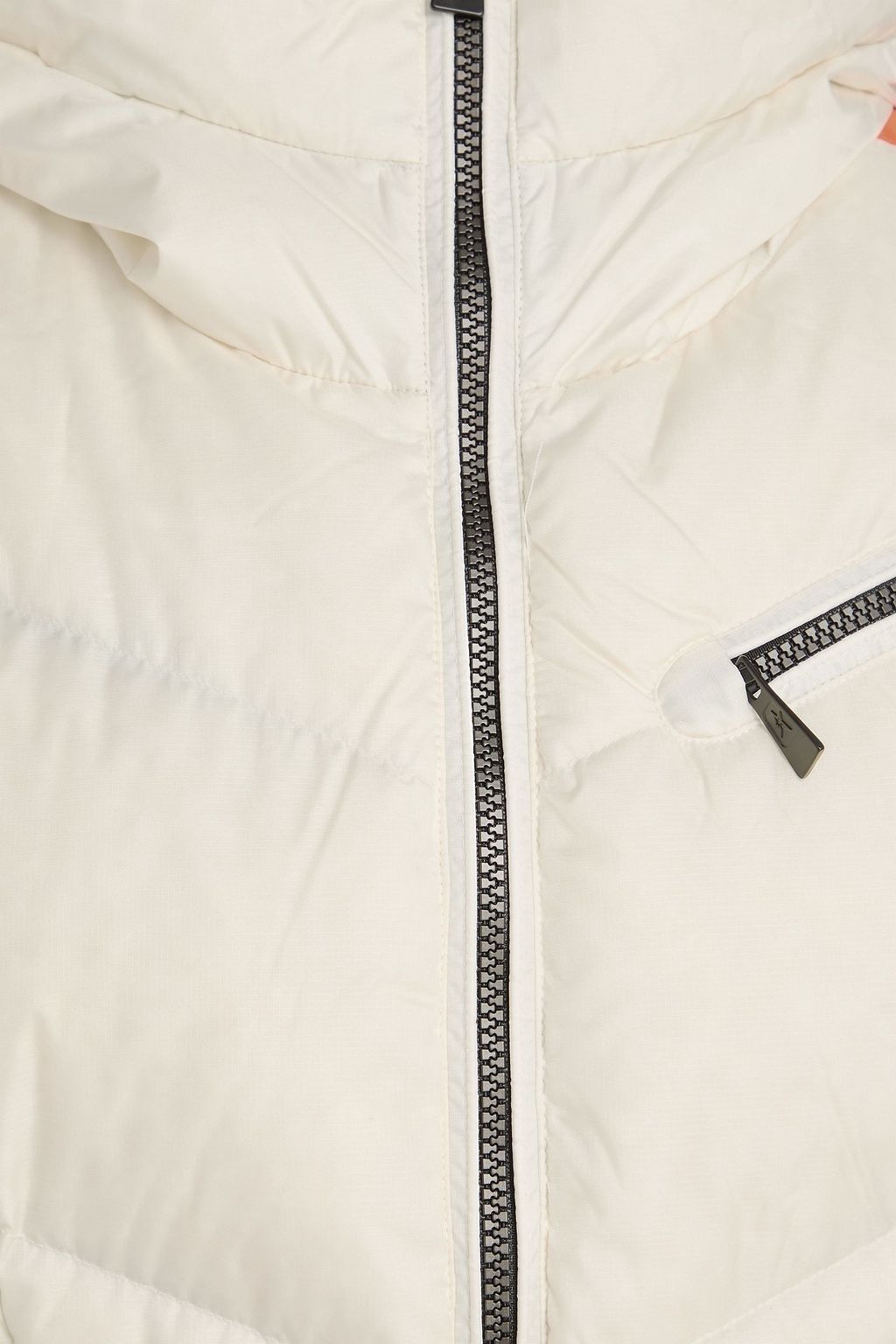 PERFECT MOMENT Skijacke aus gestepptem Ripstop mit Daunenfüllung und Kapuze