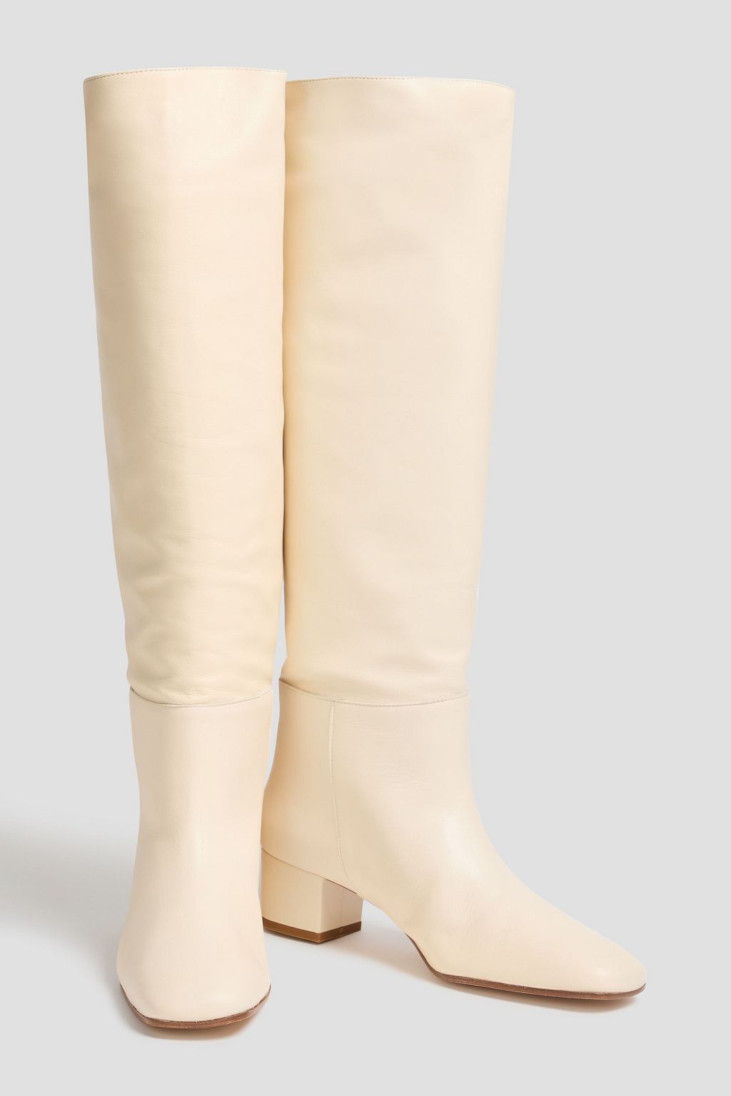 STAUD Nancy leather knee boots