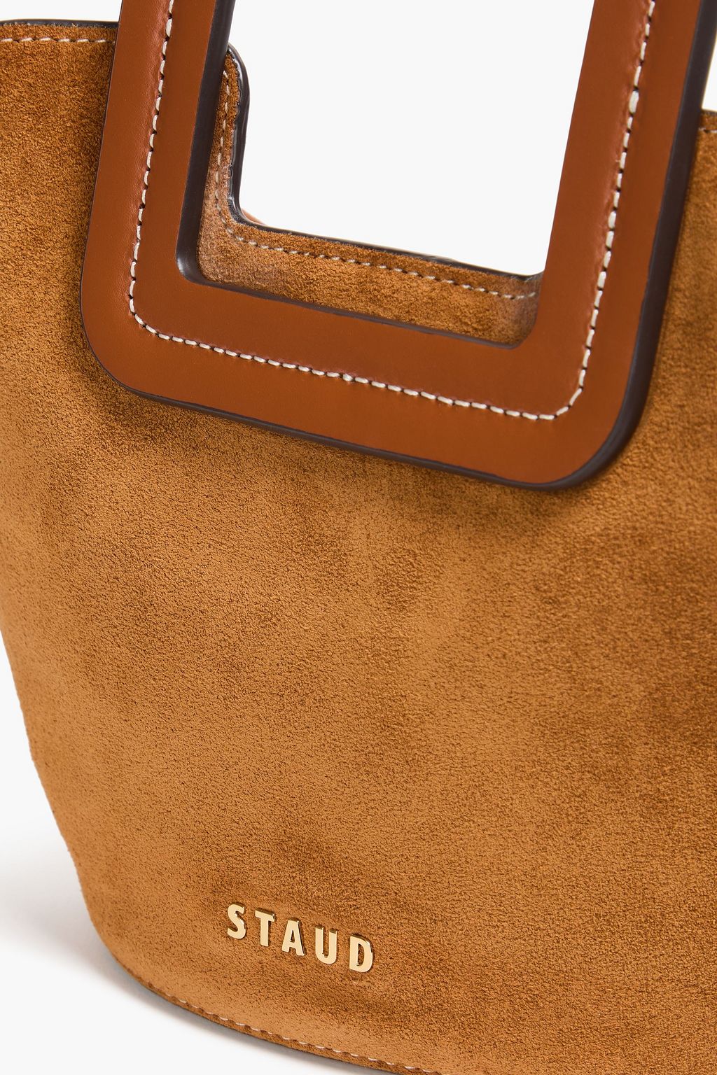 STAUD Shirley mini suede tote