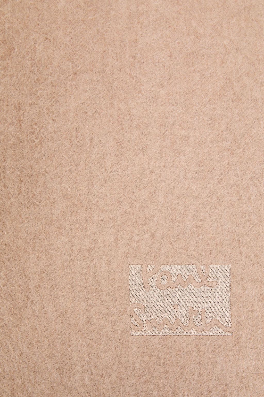 PAUL SMITH Fringed cashmere scarf