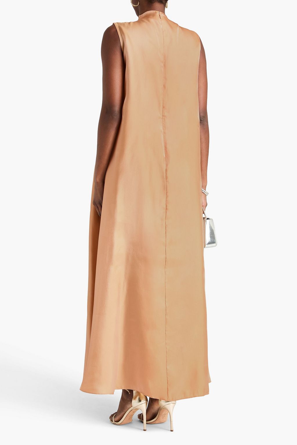 STAUD オーガンザ マキシワンピース