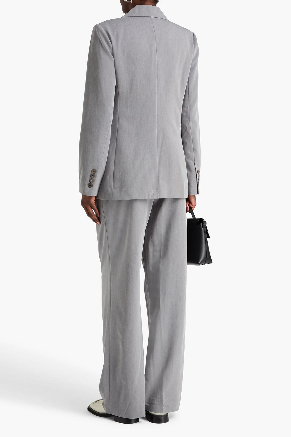  Staud - Blazer „city“ Aus Twill - Grau - Xs 