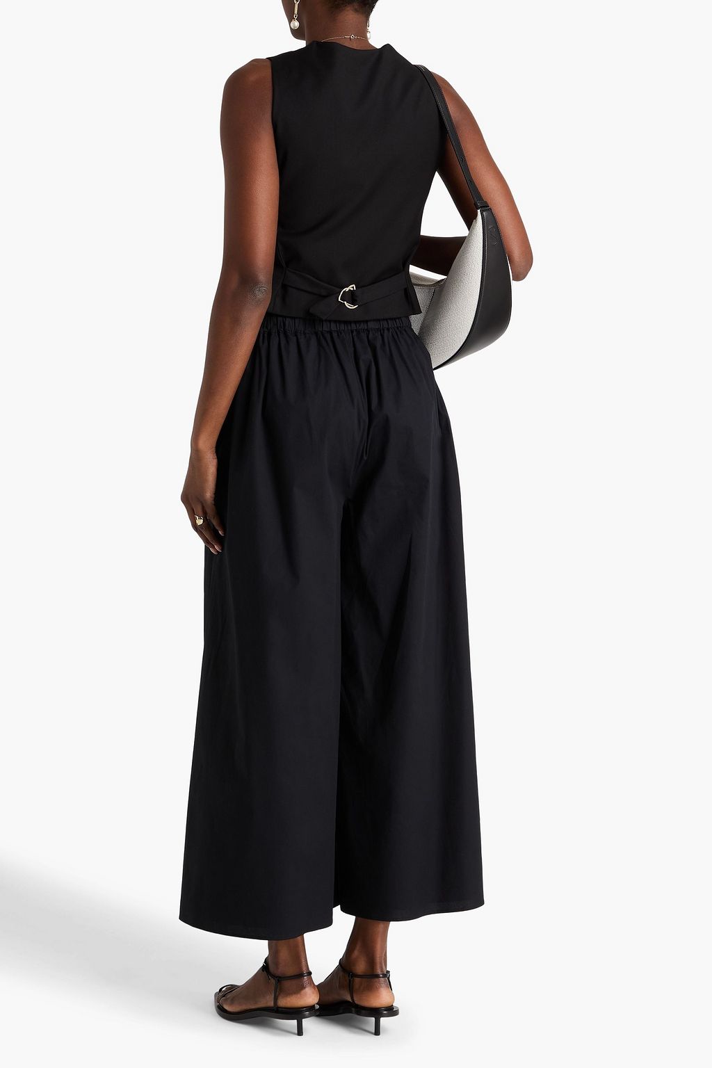 TOVE Stretch-cotton culottes