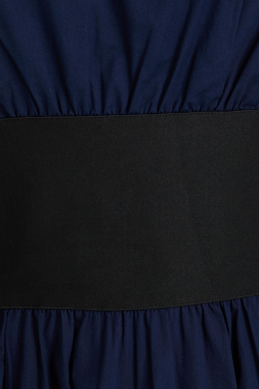 STAUD Amy stretch-cotton poplin mini dress