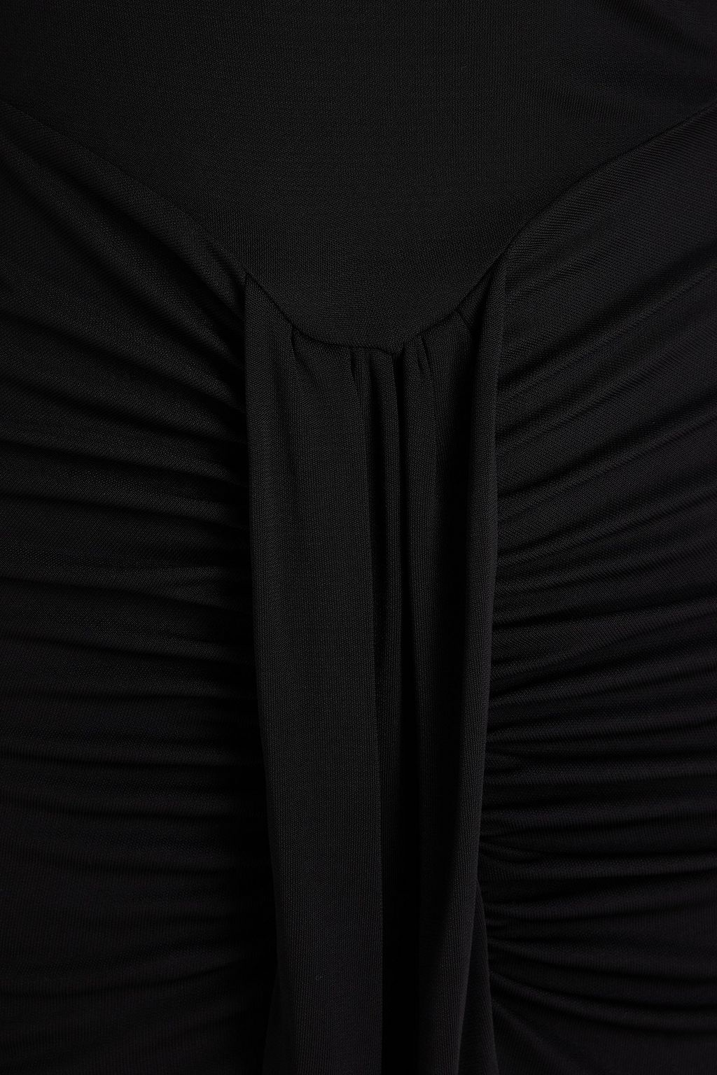 STAUD Gres draped jersey midi dress