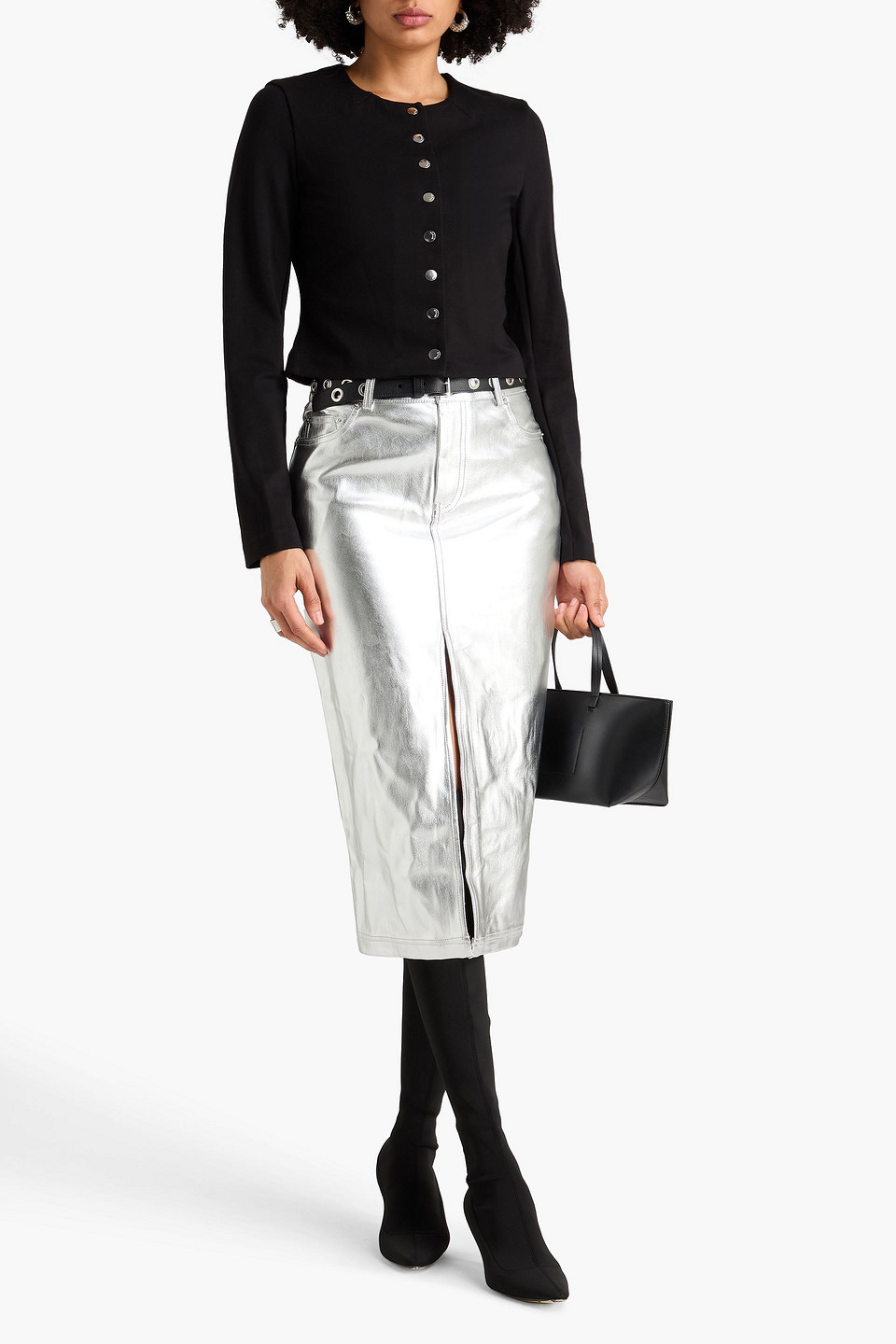  Staud - Jacke „cilento“ Aus Ponte - Schwarz - S 