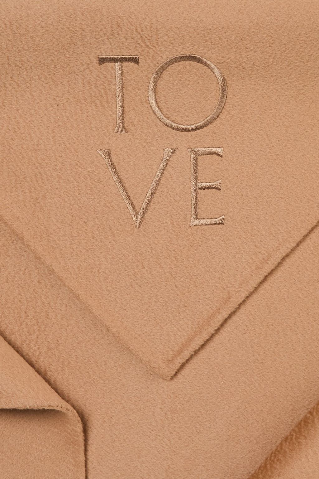 TOVE Wool-blend felt scarf