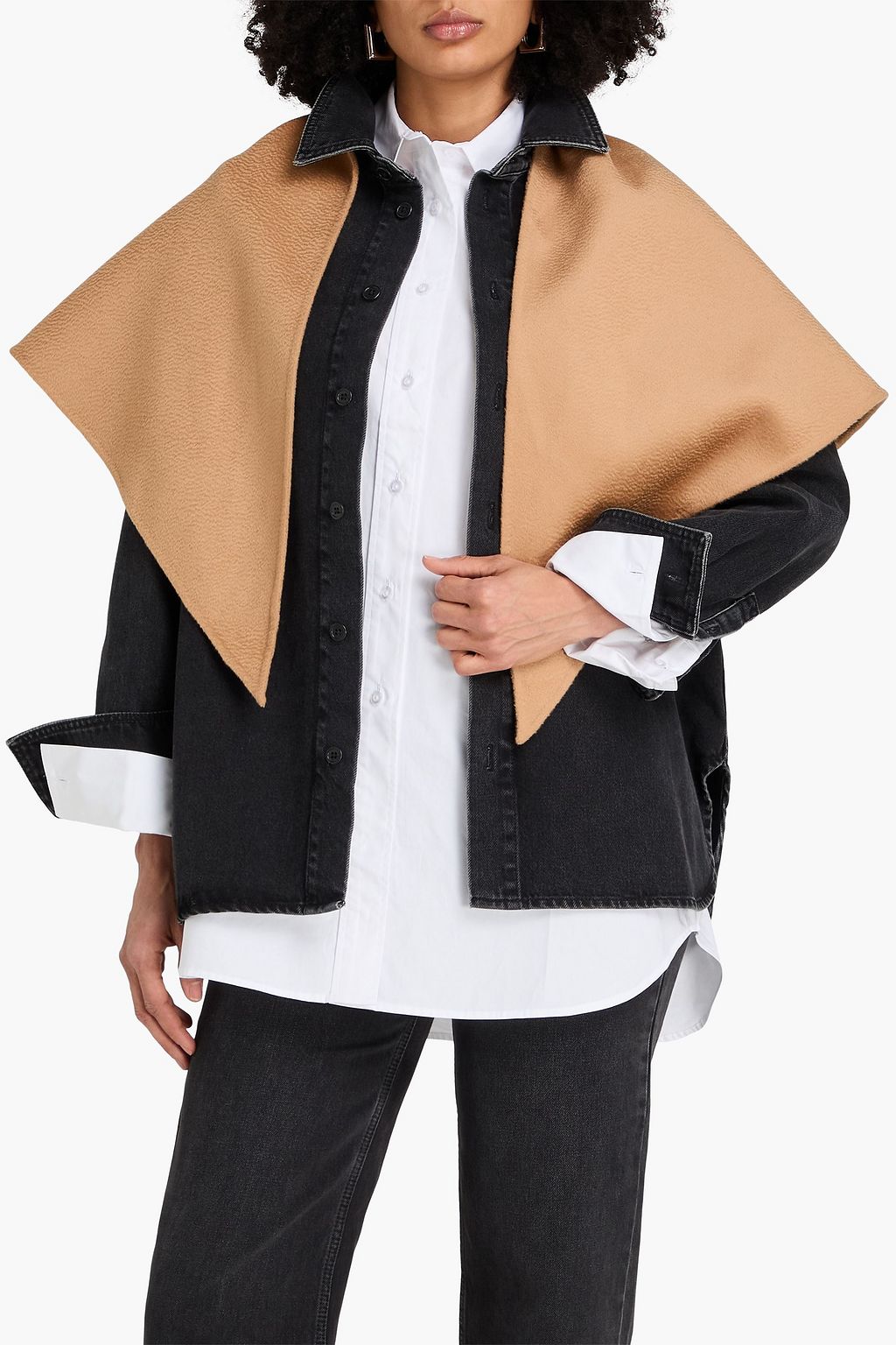 TOVE Wool-blend felt scarf