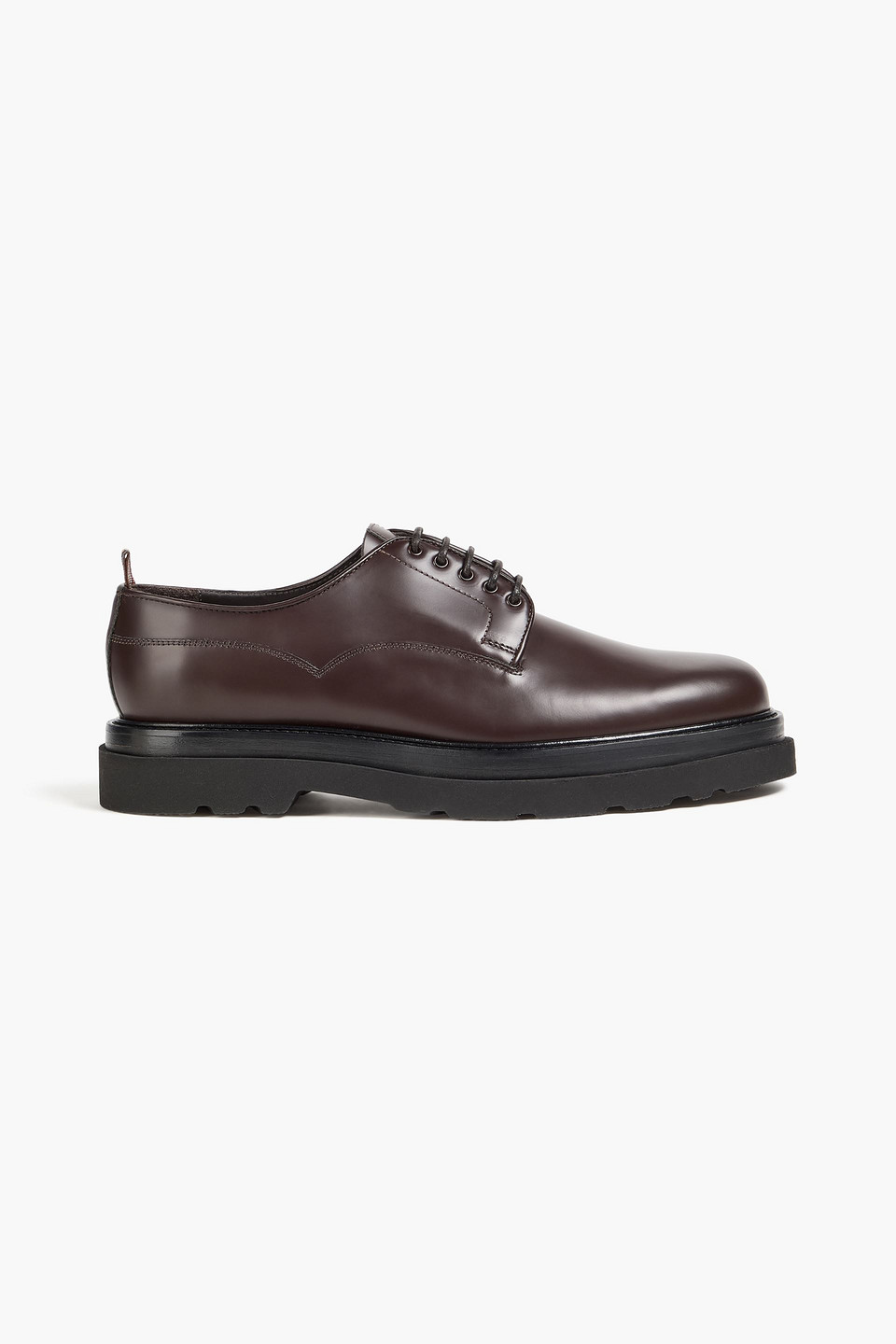 paul smith - godwin leather derby shoes - brown - uk 10