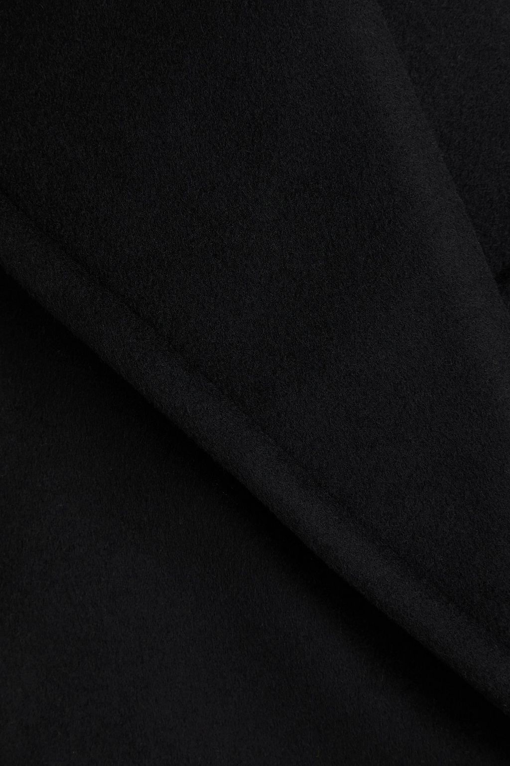 STAUD Carver wool-blend felt coat