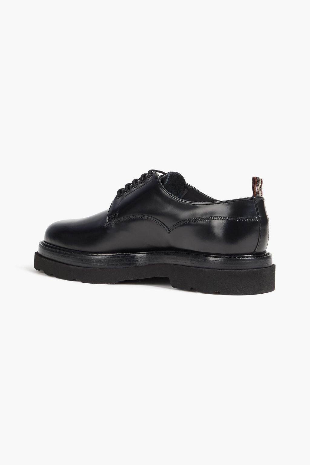 PAUL SMITH Godwin glossed-leather derby shoes
