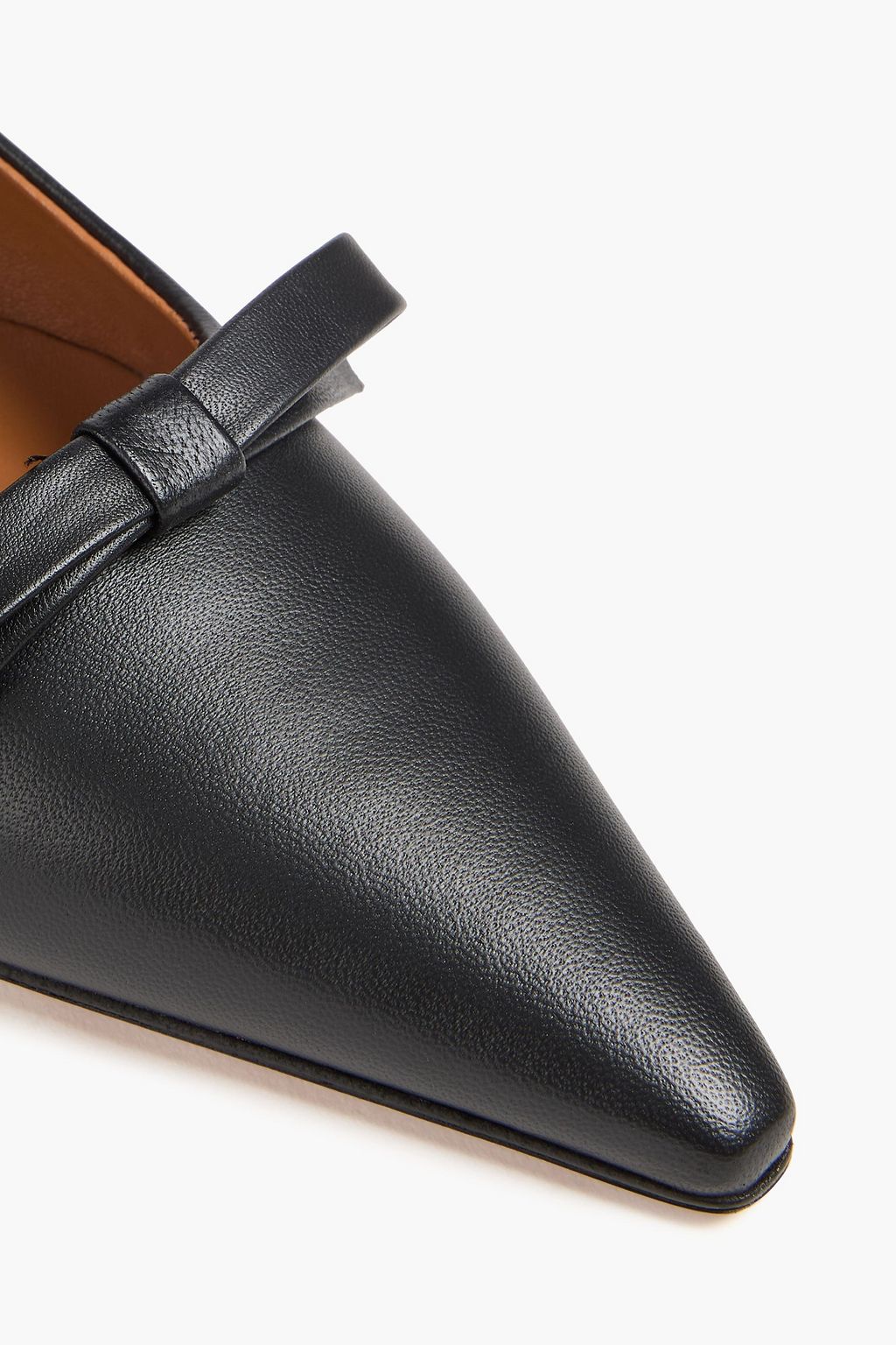 ATP ATELIER Limana bow-detailed leather ballet flats