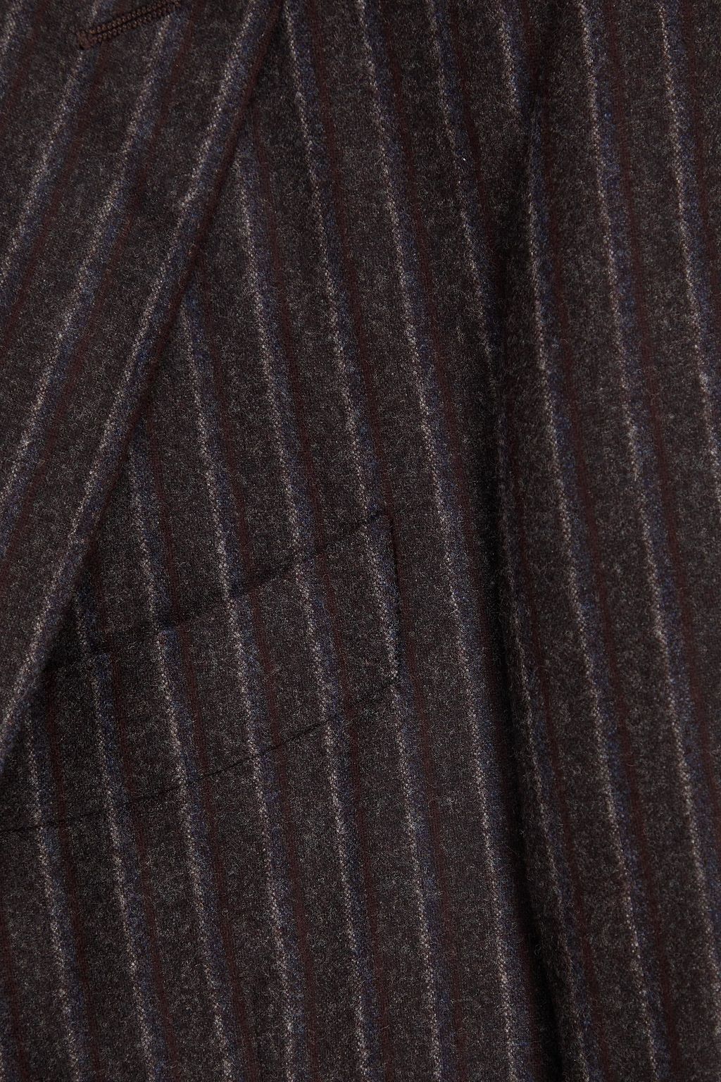 CANALI 스트라이프 울 플란넬 수트