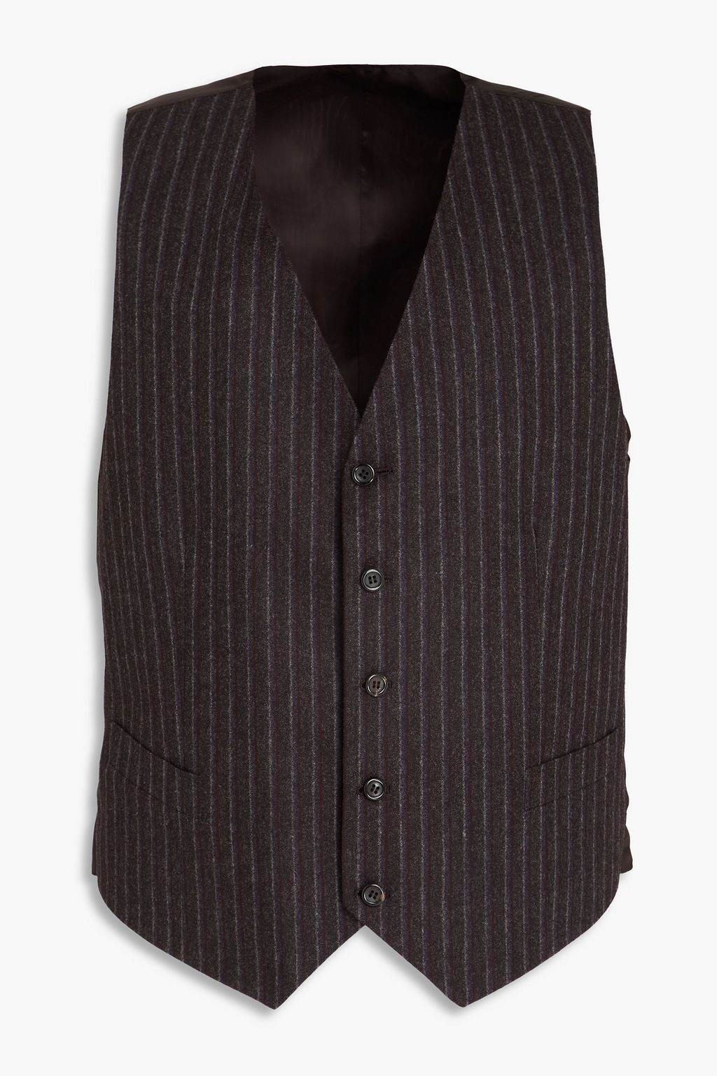 CANALI 스트라이프 울 플란넬 수트