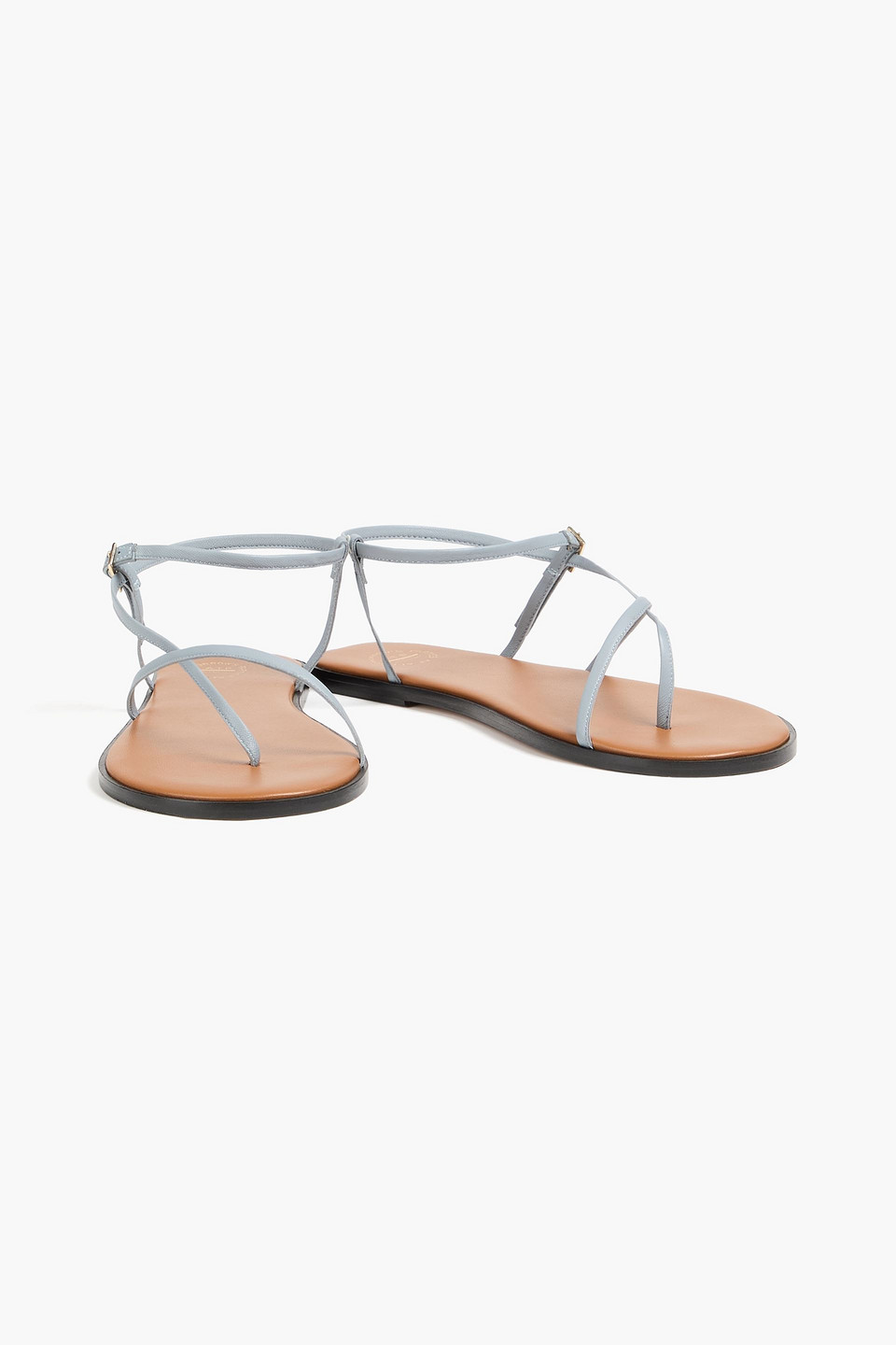  Atp Atelier - Capri Leather Sandals - Blue - Eu 37 