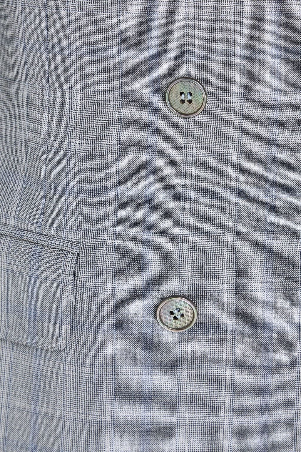 CANALI ウール スーツ プリンスオブウェールズチェック