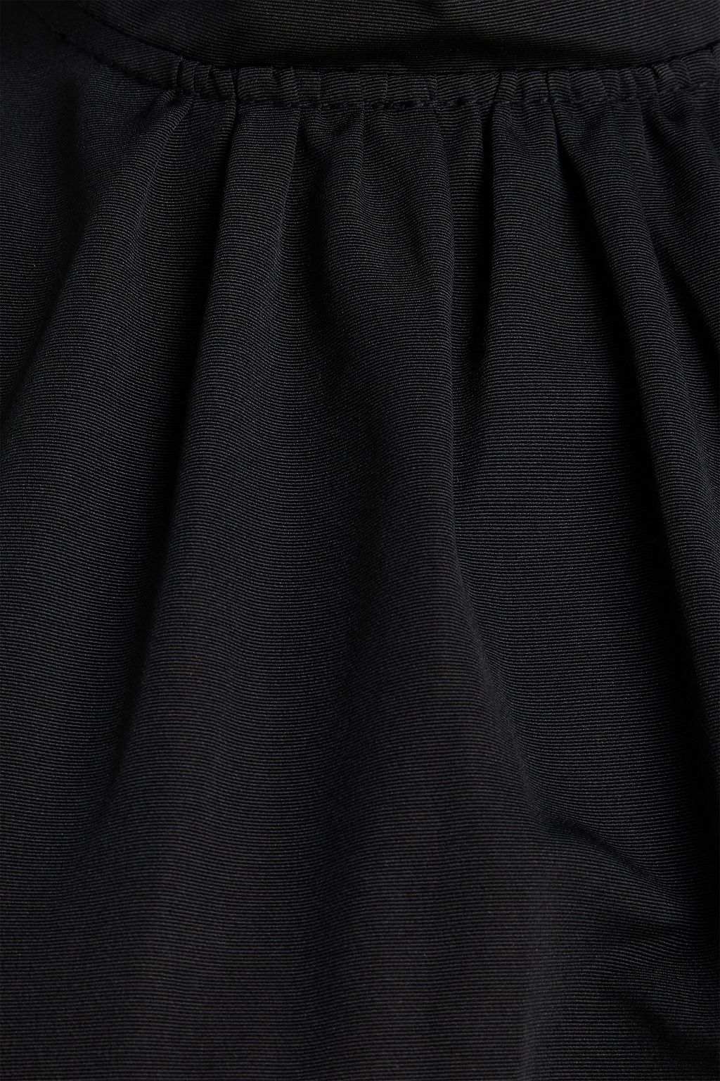 STAUD Ilana tie-back cotton-blend faille gown