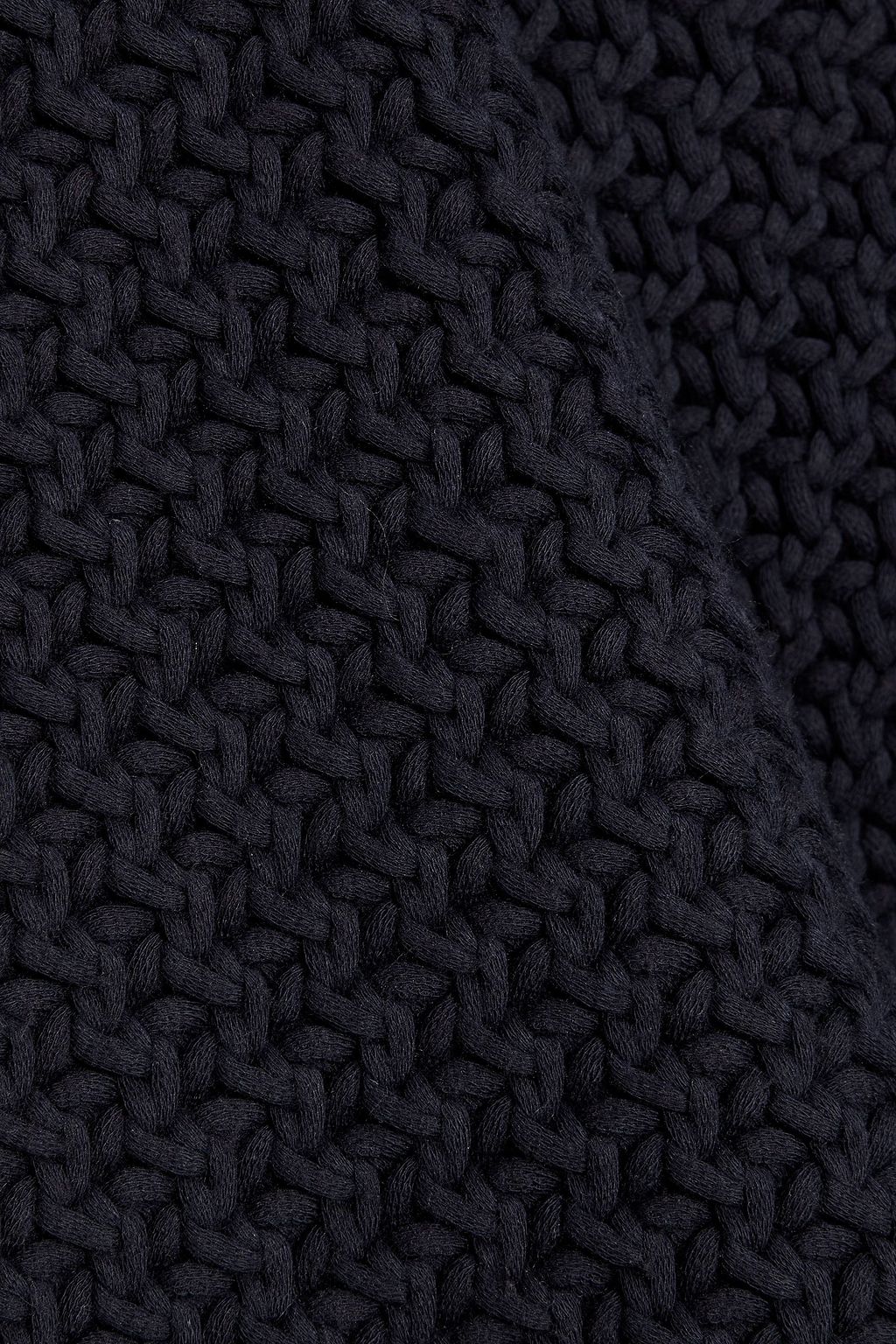 THEORY Textured-knit cotton-blend sweater