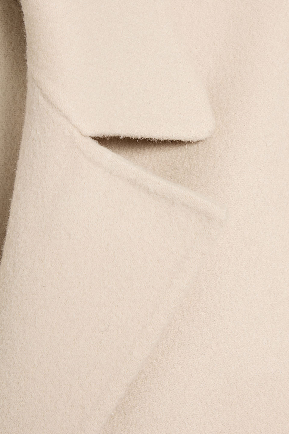 Theory Sileena Wool And Cashmere-blend Felt Jacket In Neutral